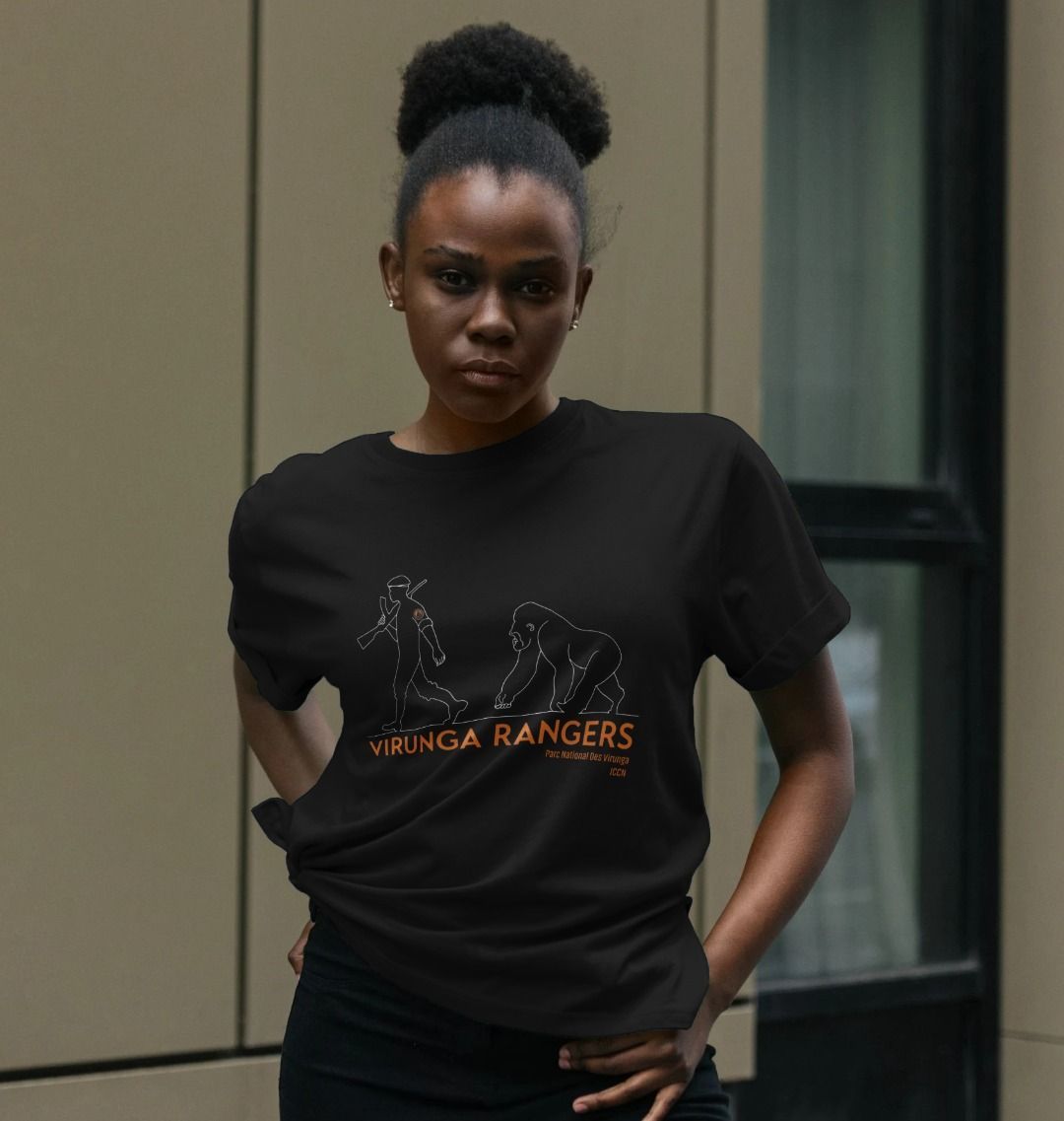 T shirt Femme Ranger Gorilles de Montagne Virunga National Park