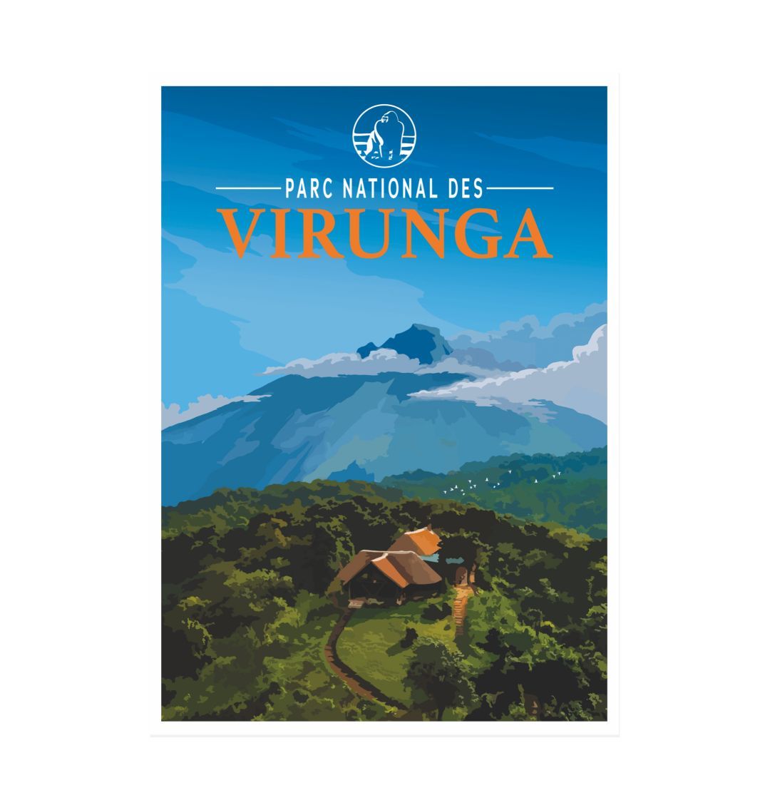 White Mount Mikeno Poster