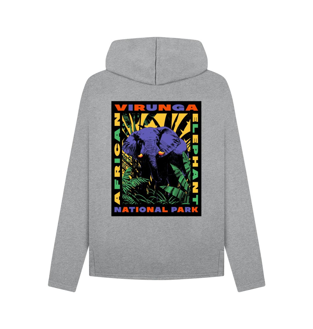 Retro Elephant Women's Hoodie