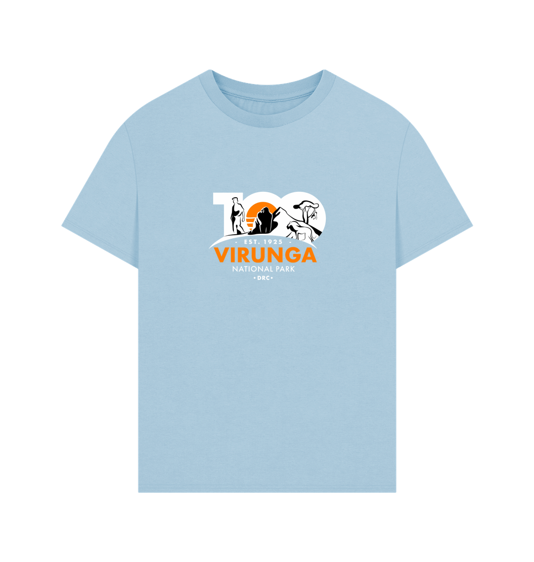 Milky Blue Printed T-shirt