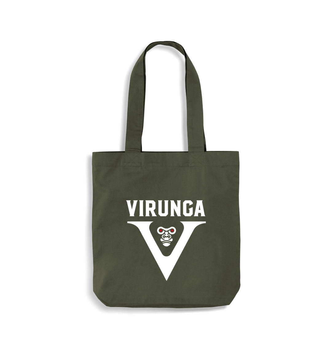 Olive Green V for Virunga Tote Bag