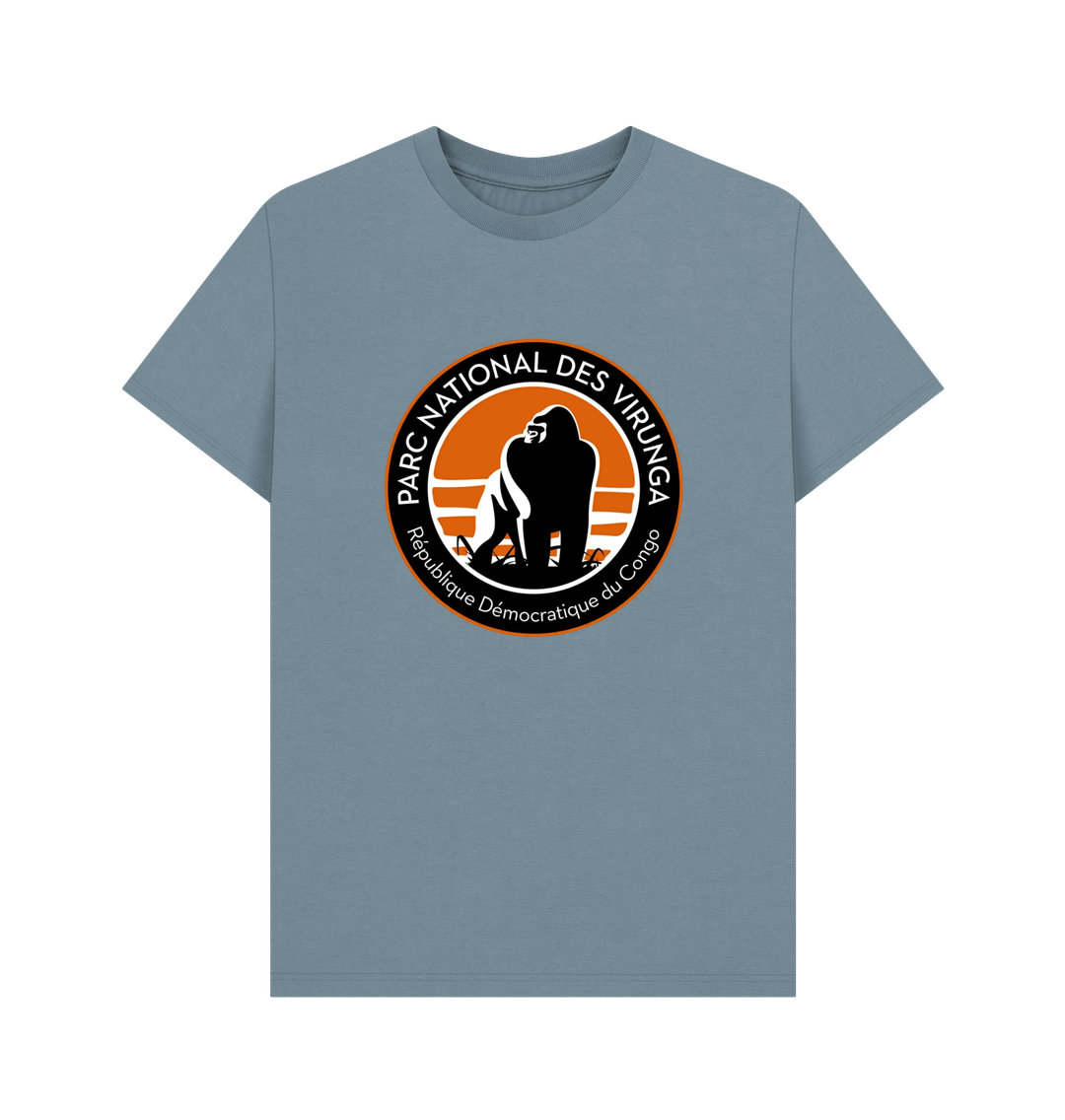 Stone Blue Virunga Logo Men's T-shirt