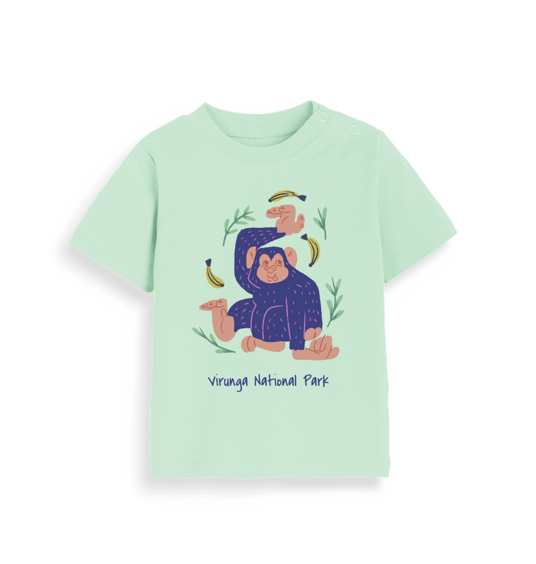 Mint Printed Kids T-Shirt