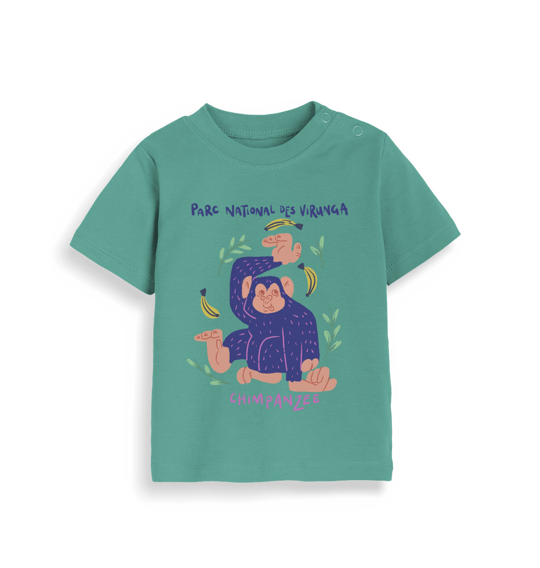 Sage Green Chimp Tiny Tee