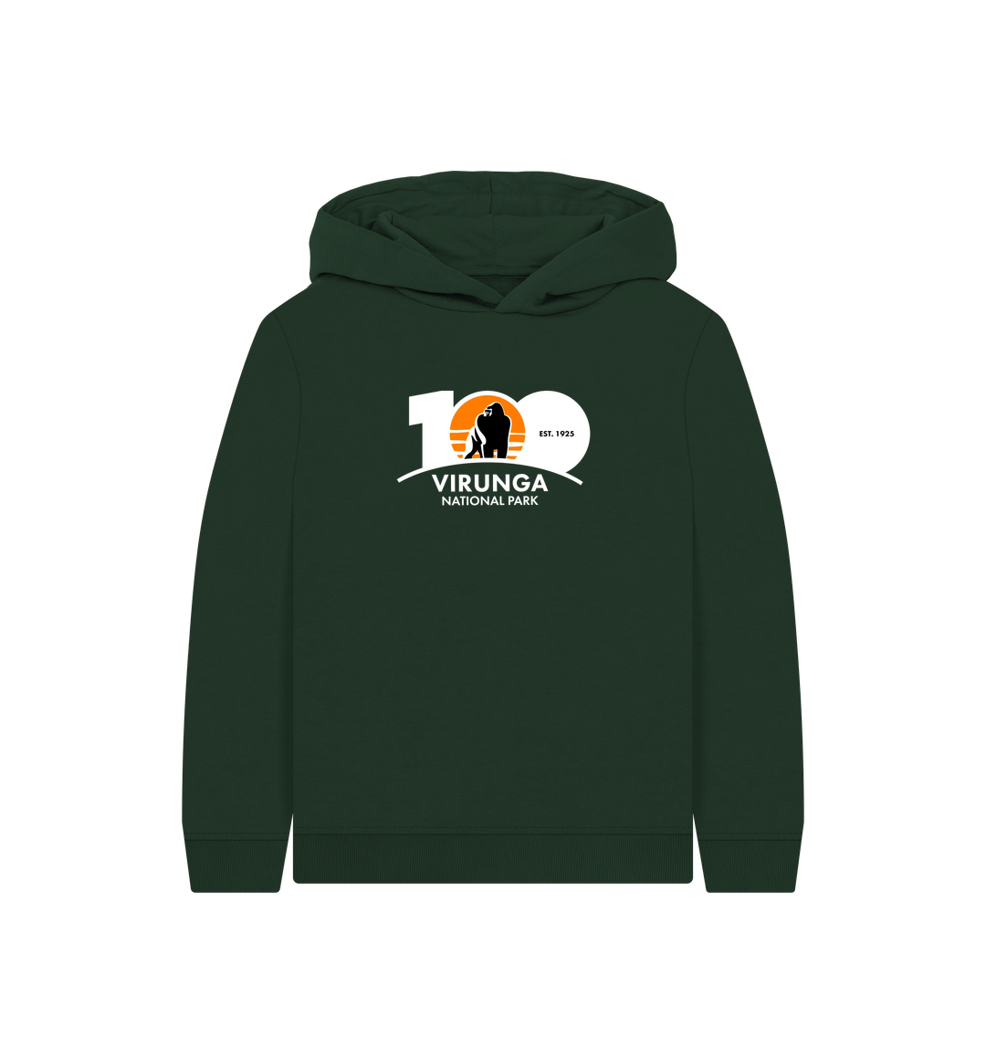 Evergreen Printed Kids Hoodie Front