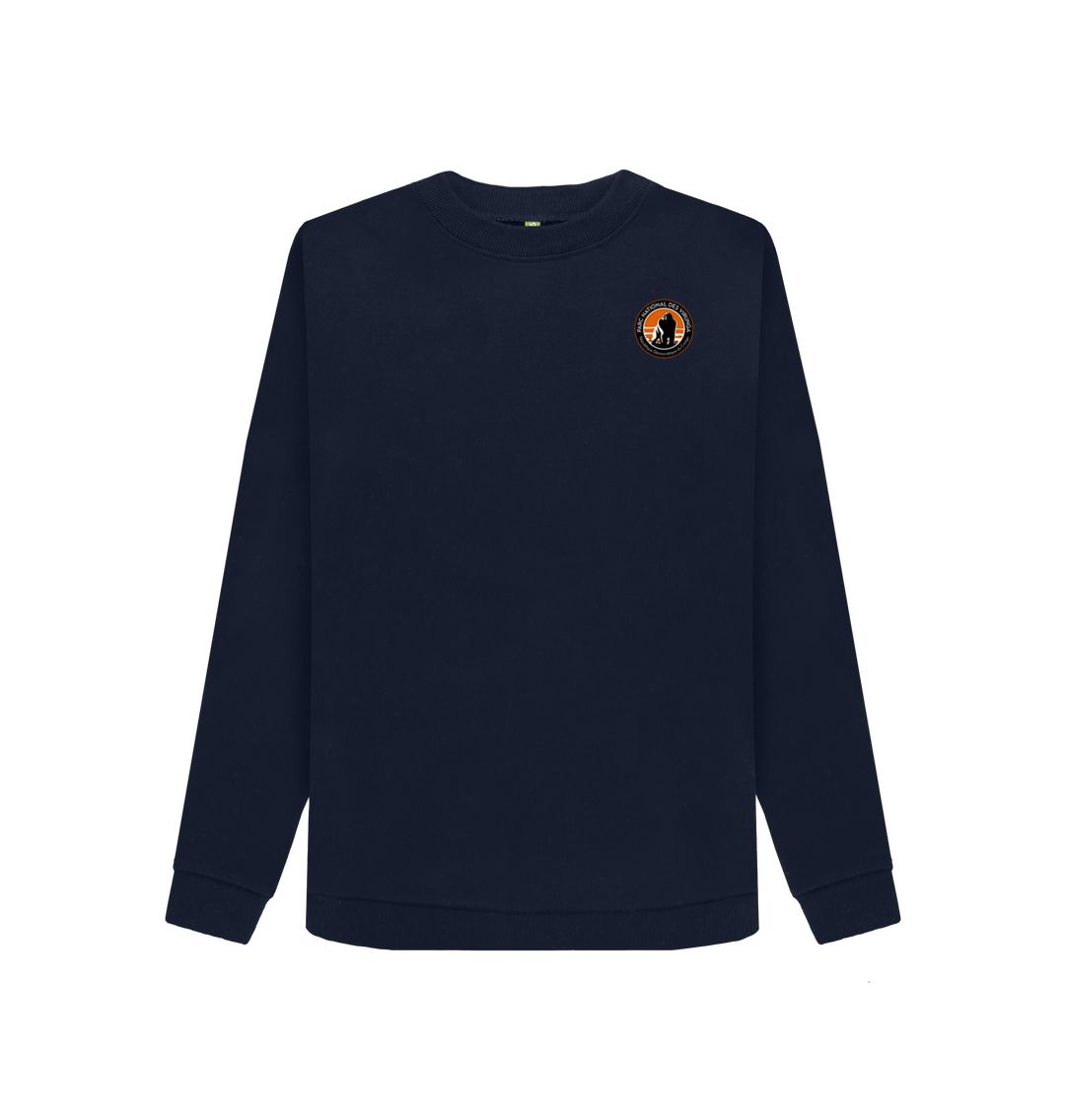 Navy Blue Virunga Pocket Logo Women's Sweater
