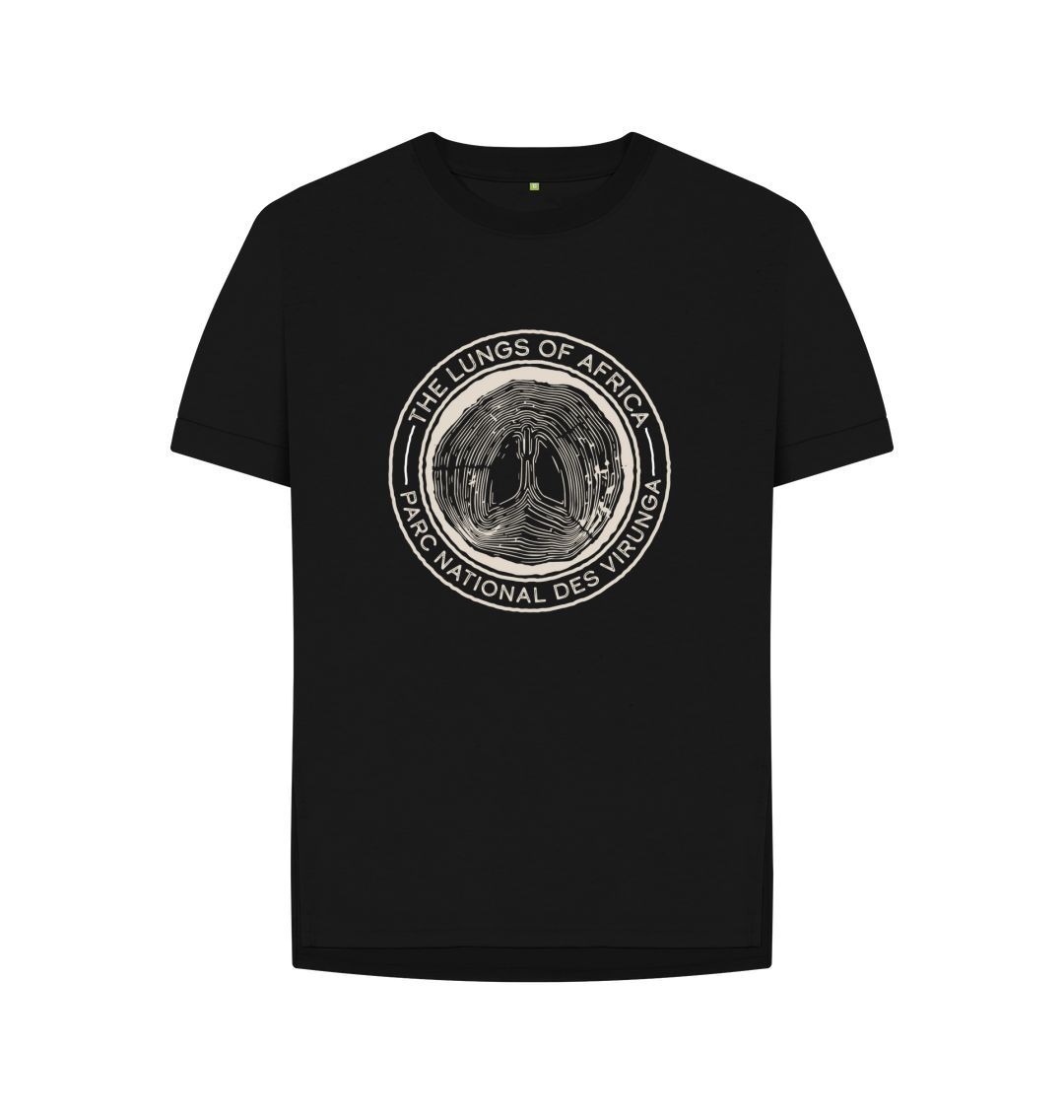 Black The Lungs of Africa Women's Relaxed Tee