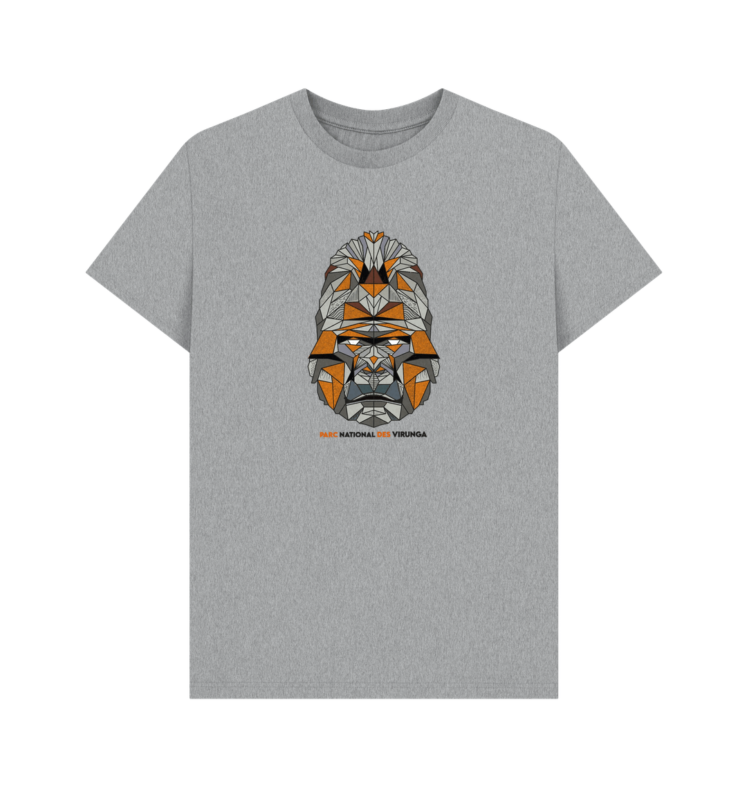 Athletic Grey Men's Gorilla Face T-shirt