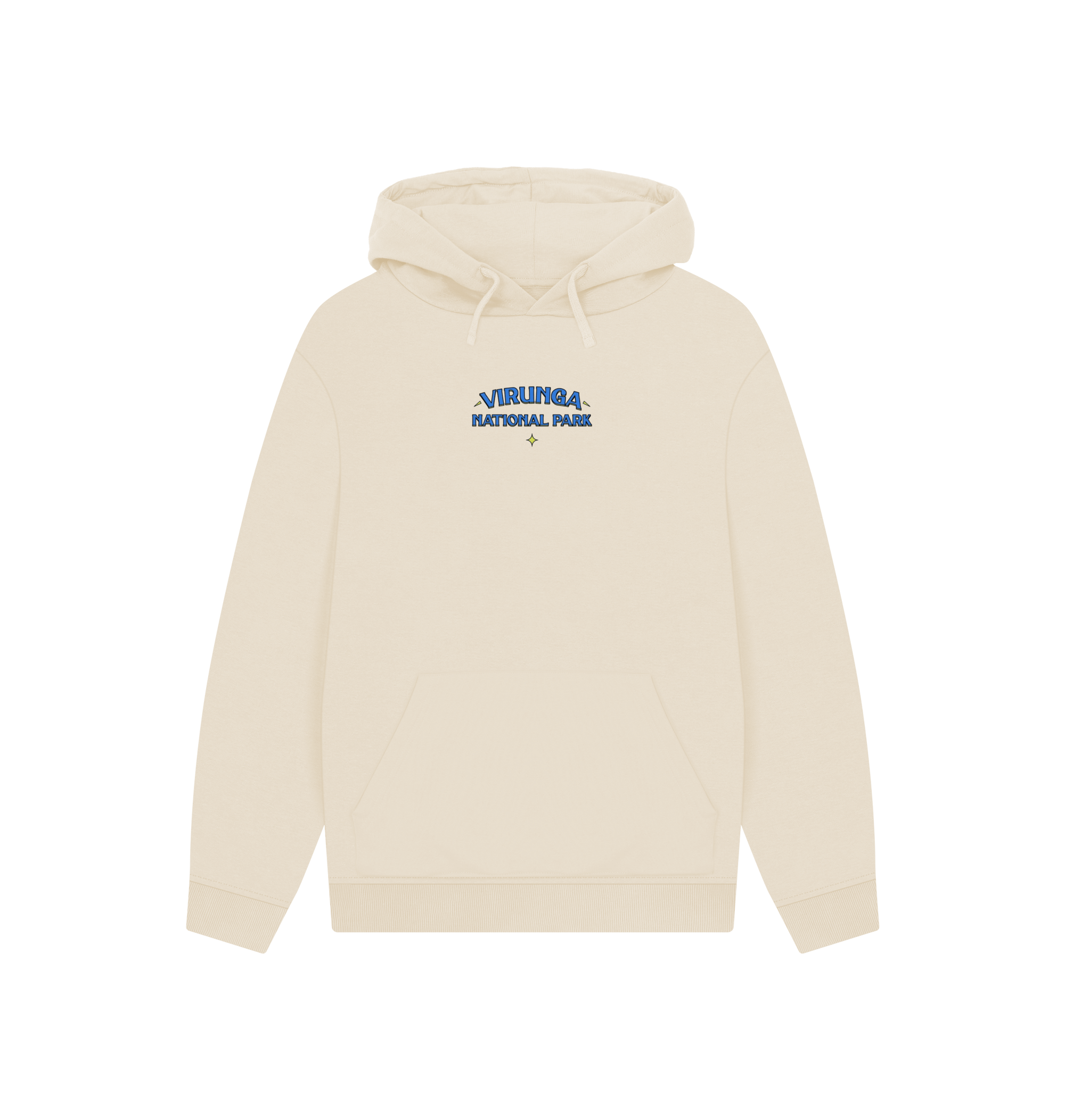 Oat Printed Hoody Front