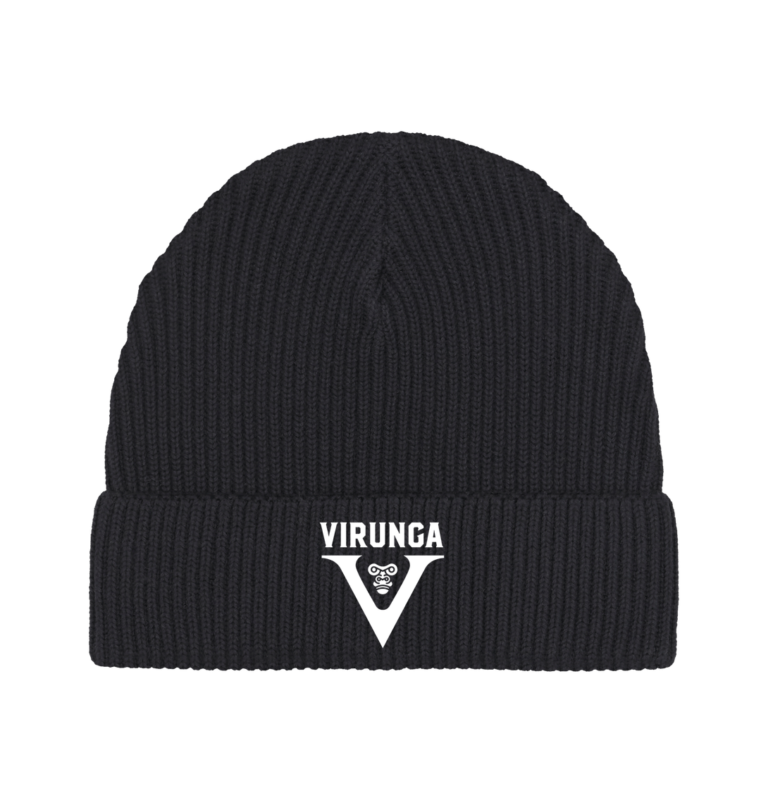 Black V for Virunga Beanie