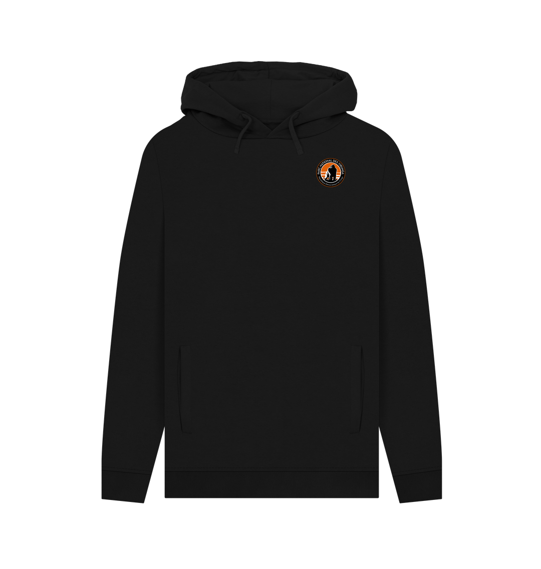 Black Printed Hoody