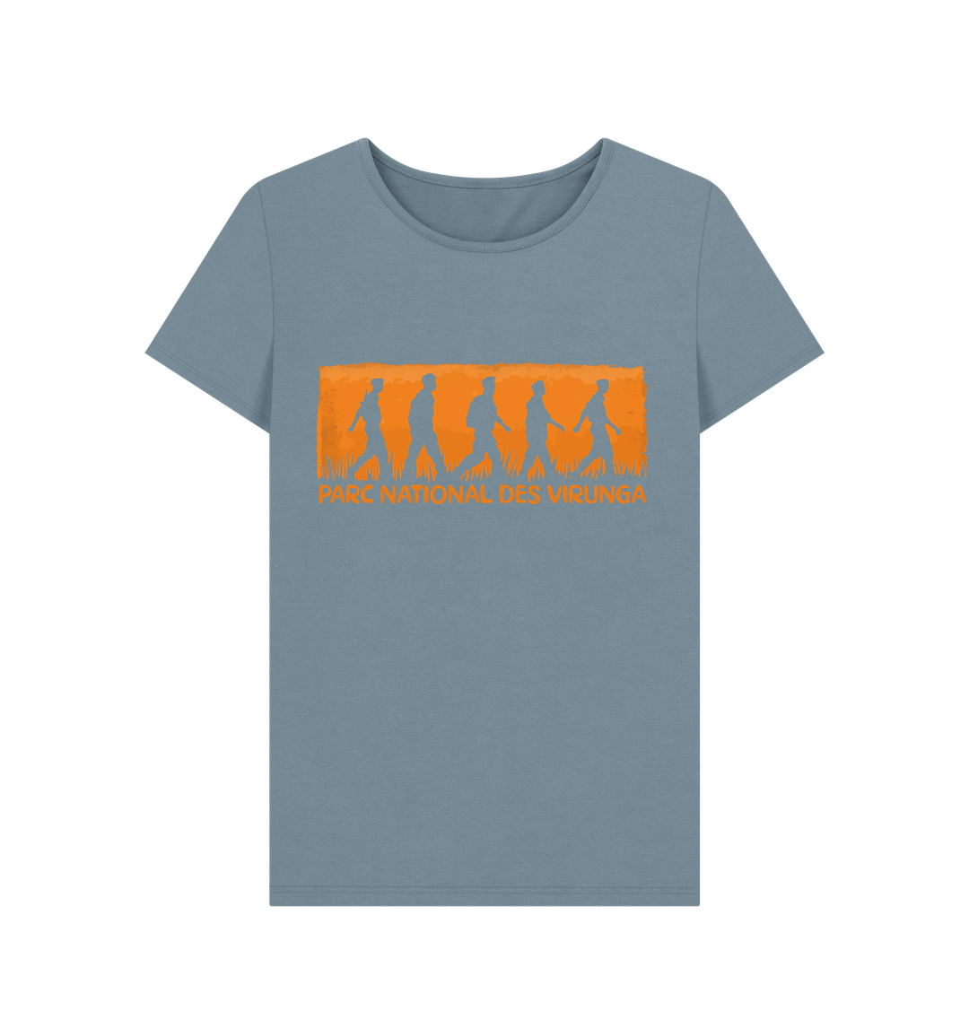 Stone Blue Printed T-shirt