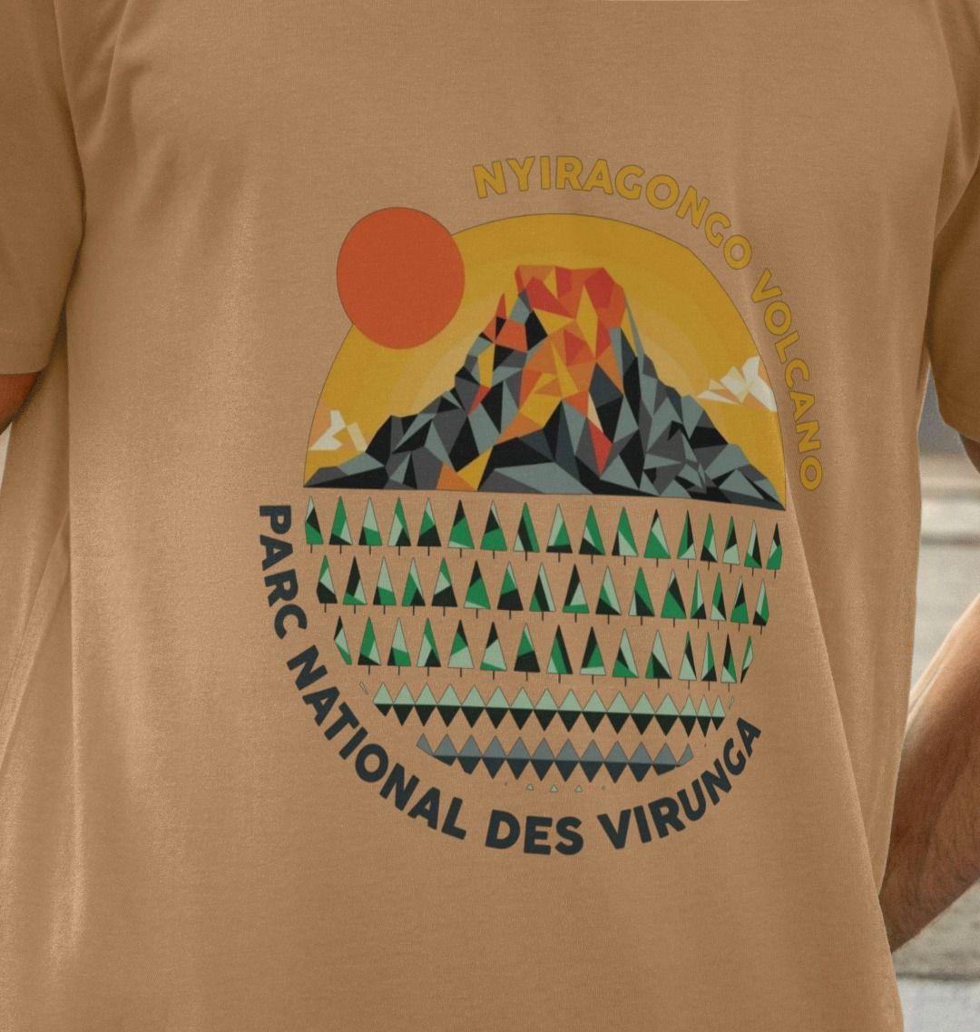T-shirt Homme Volcan Nyiragongo