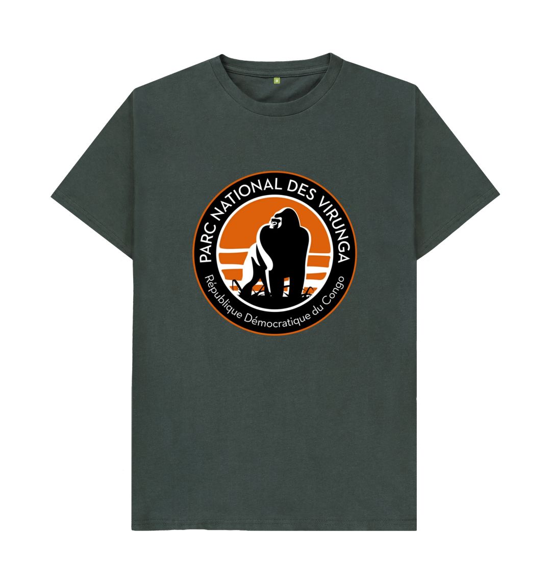 Dark Grey Virunga Logo Men's T-shirt