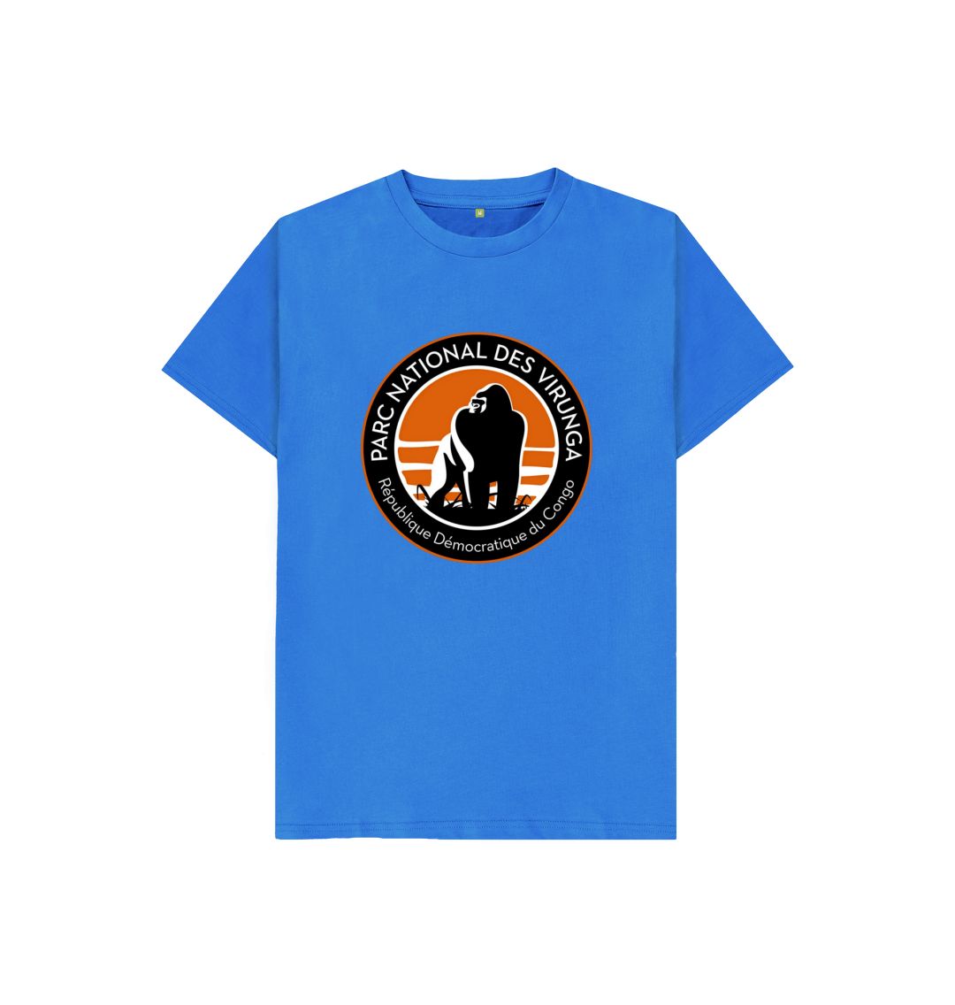 Bright Blue Virunga Logo Kids T-shirt