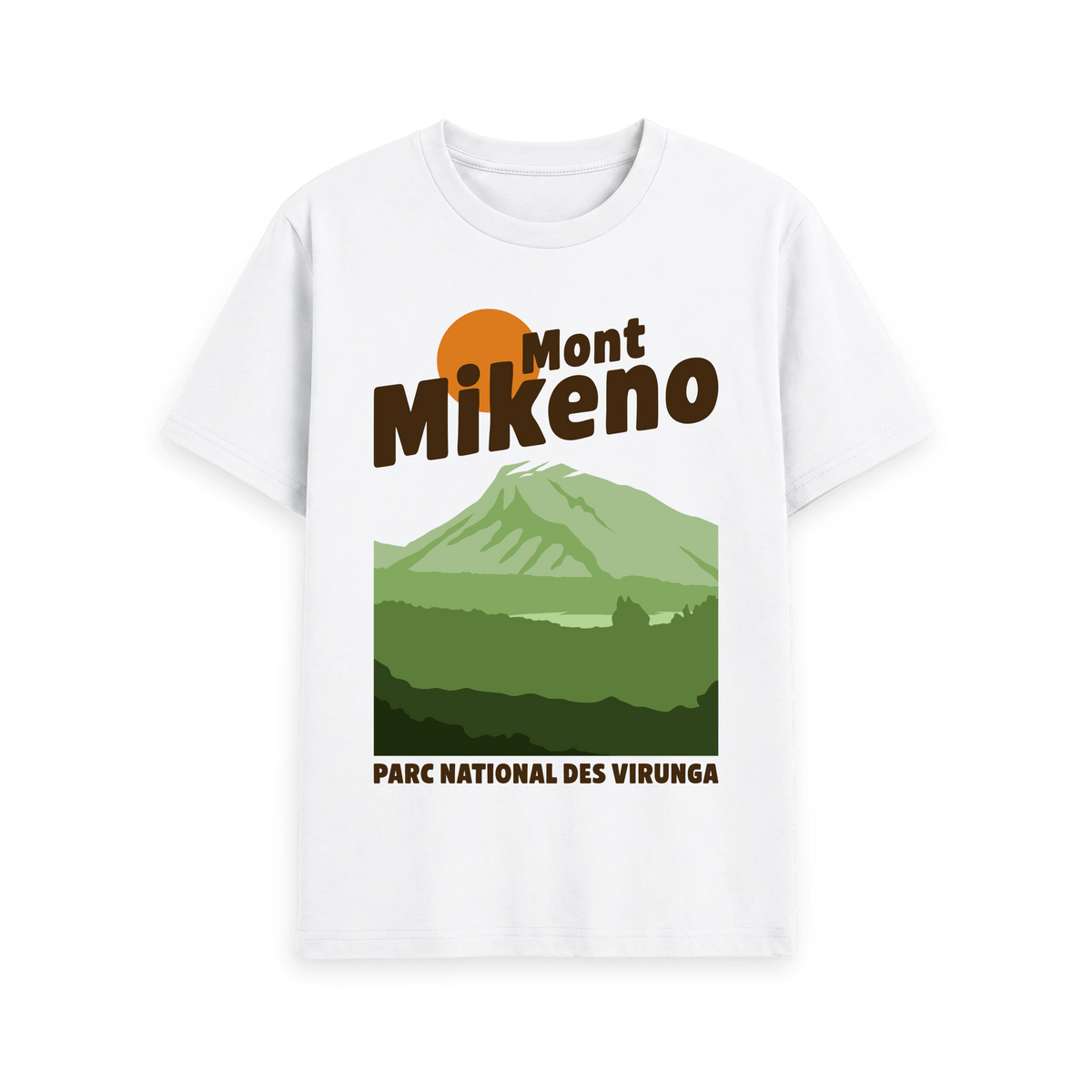 White Printed T-shirt Front