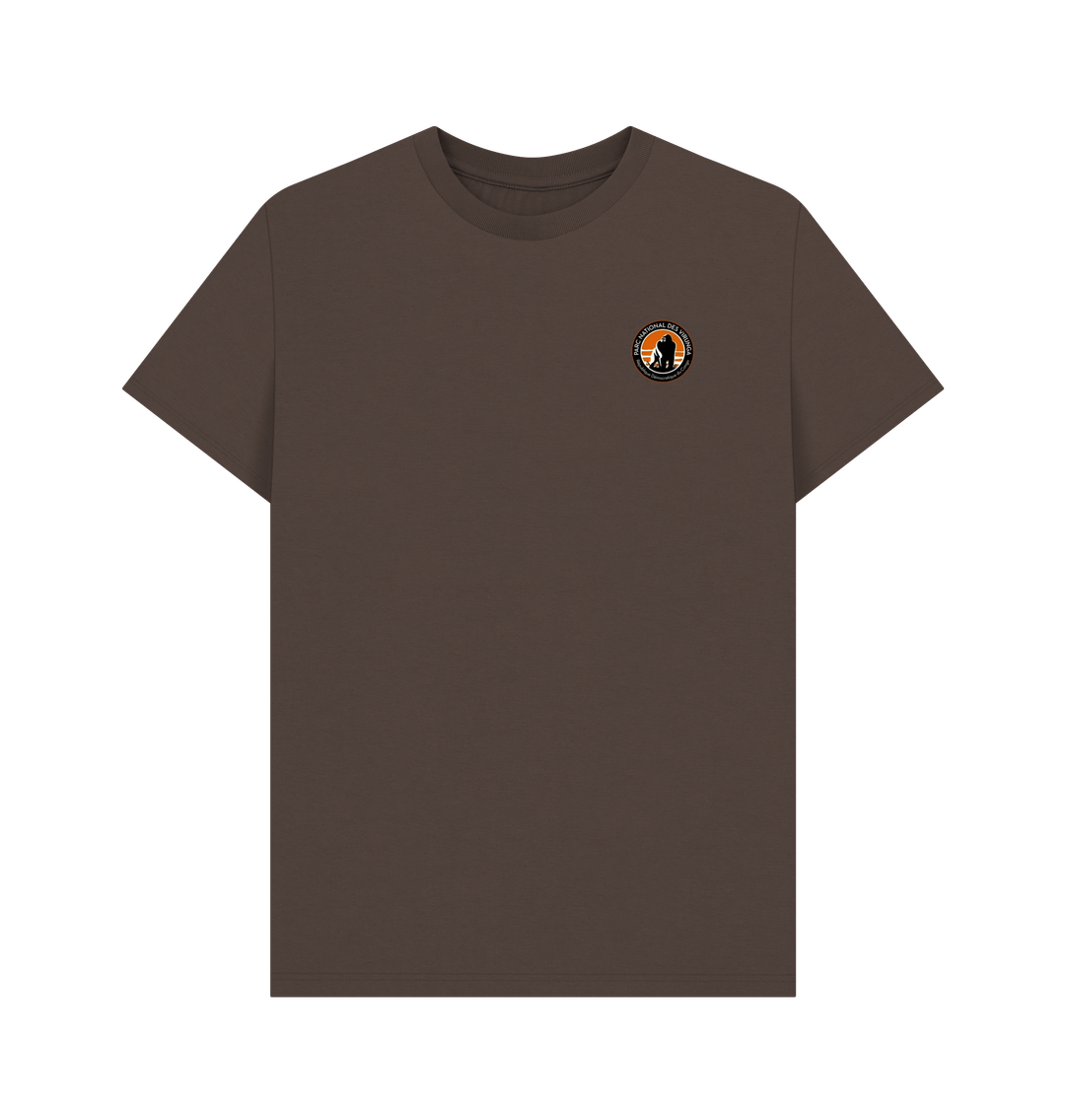 Chocolate Retro Elephant Men's T-shirt