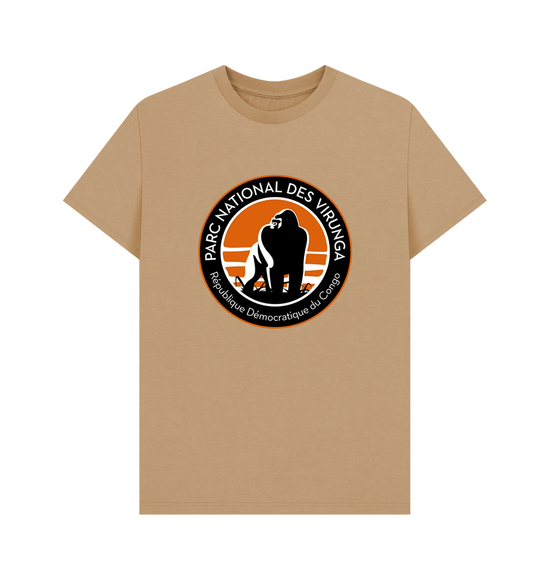 Sand Virunga Logo Men's T-shirt