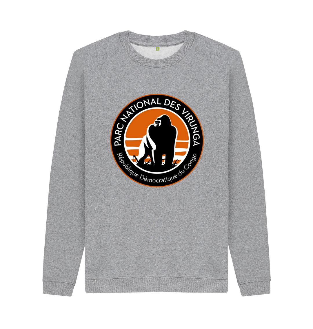 Light Heather Virunga Logo Men's Sweater