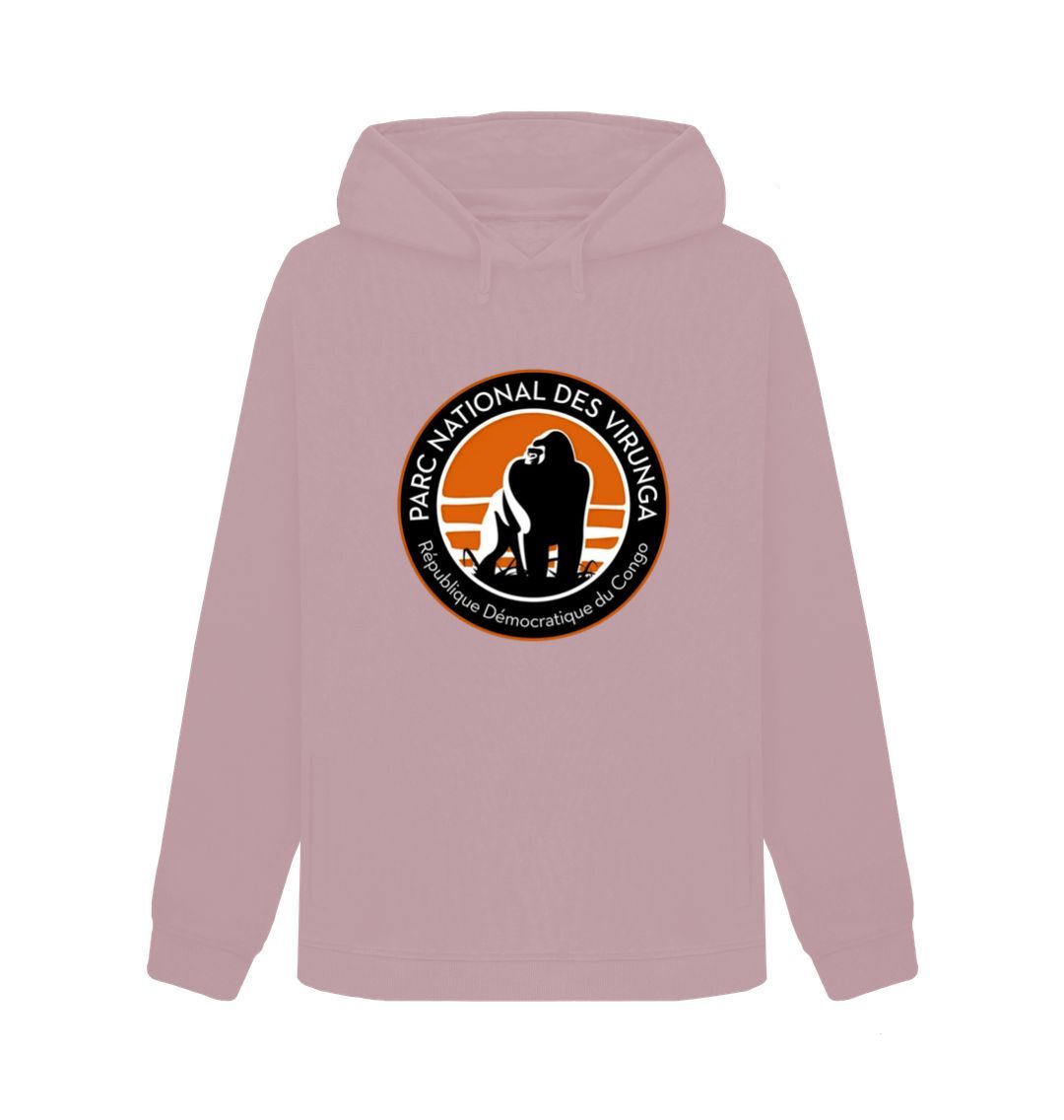 Mauve Virunga Logo Women's Hoodie