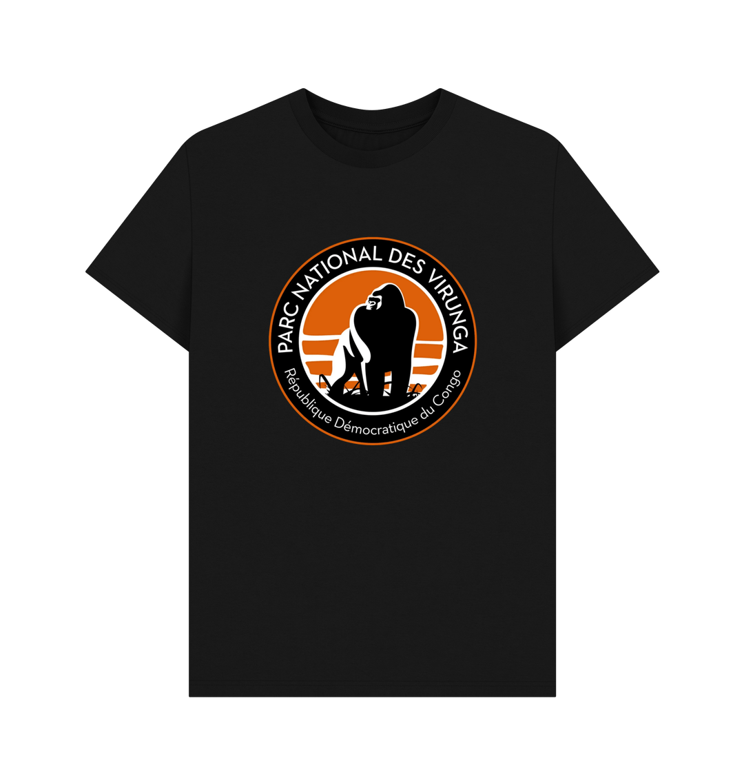 Black Virunga Logo Men's T-shirt