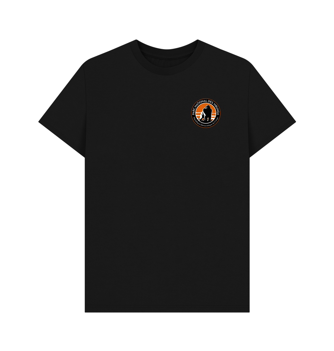 Black Virunga Pocket Logo Men's T-shirt