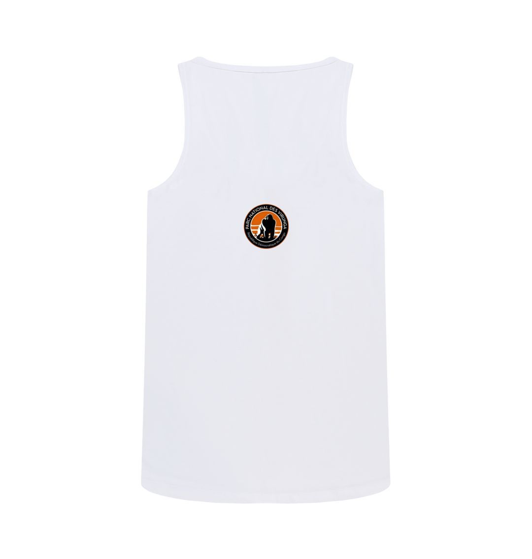 White Virunga Pocket Logo Women's Vest