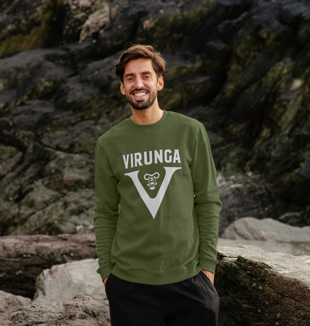 V for Virunga Men's Sweater