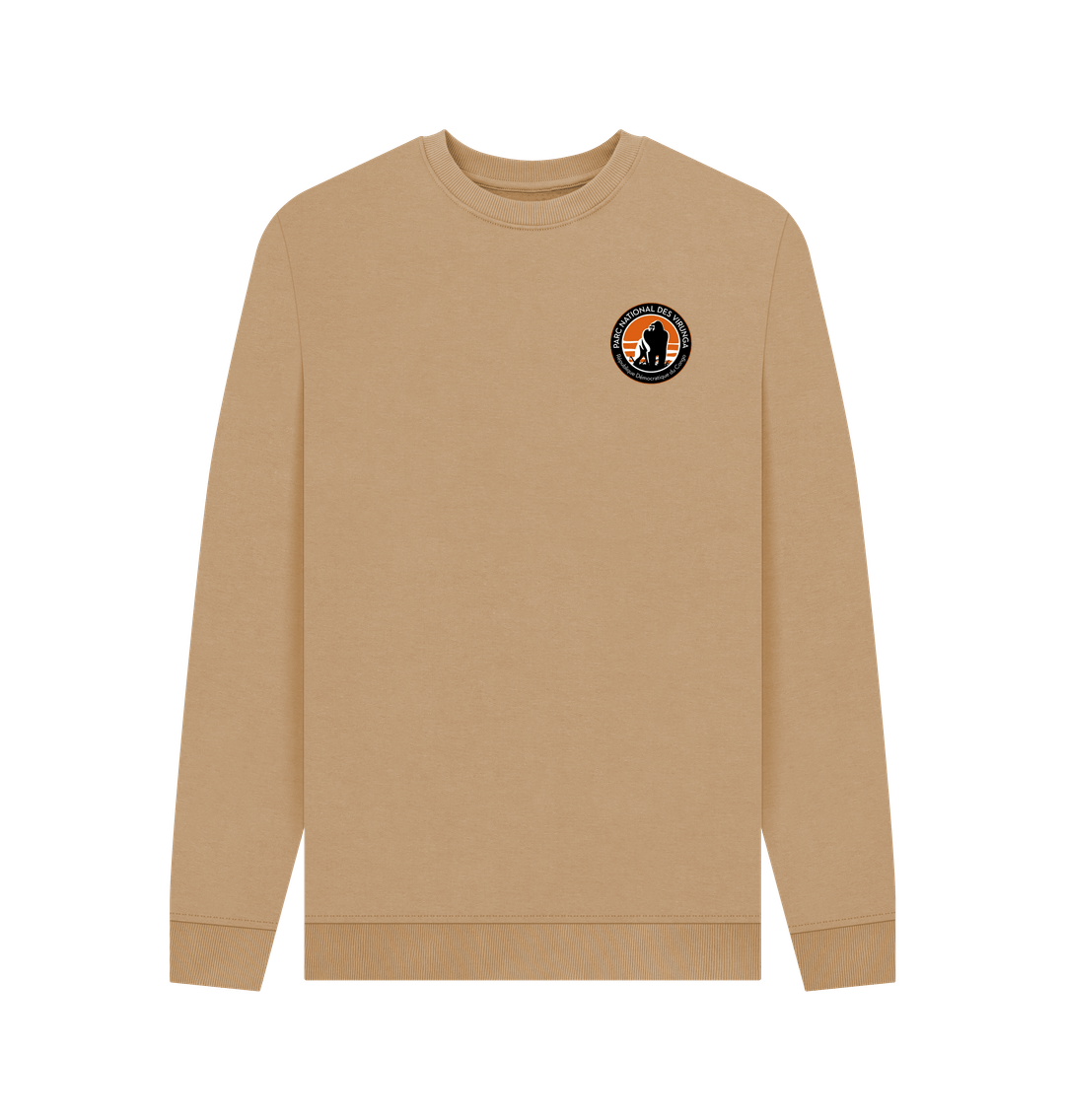 Sand Virunga Pocket Logo Men's Sweater