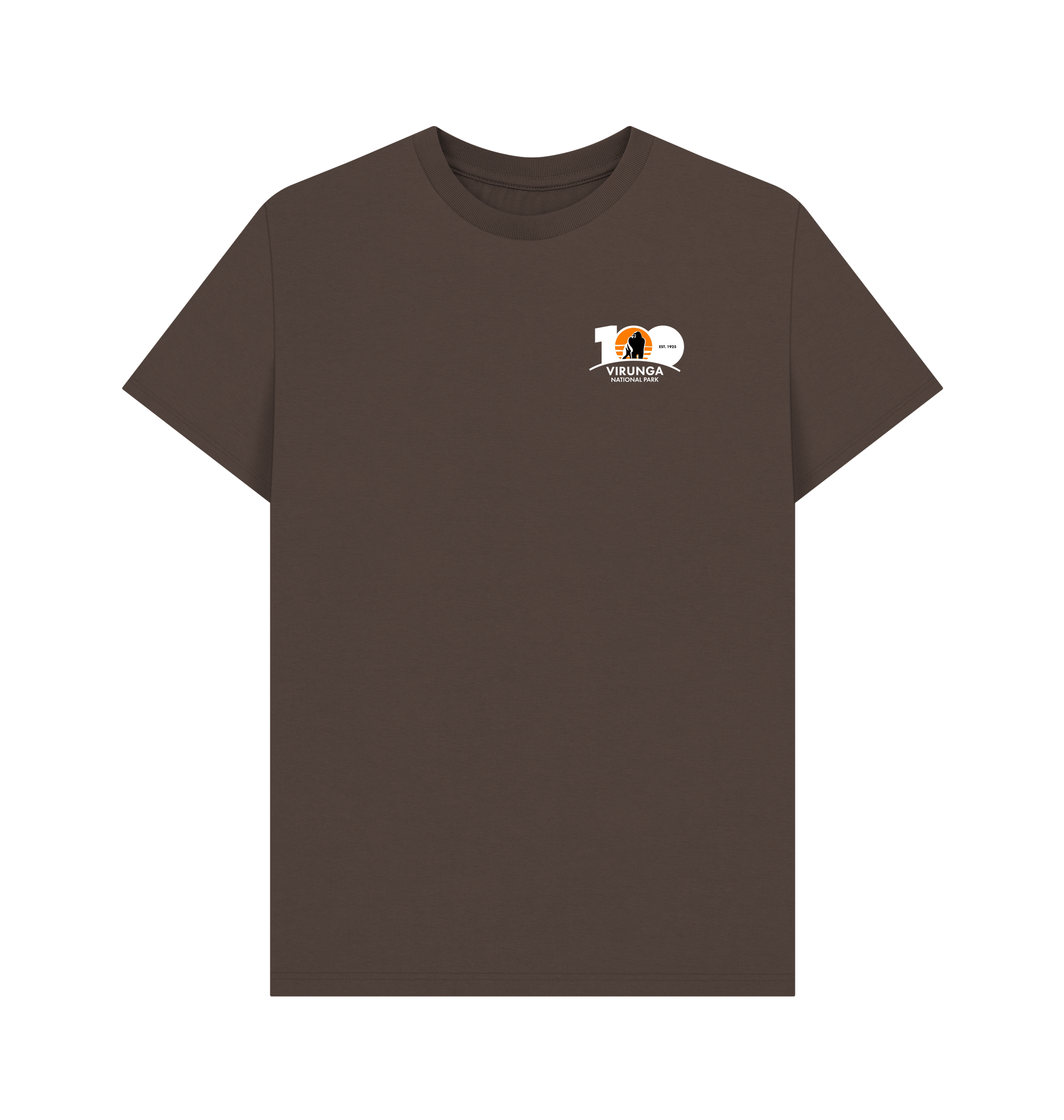 Chocolate Printed T-shirt Front