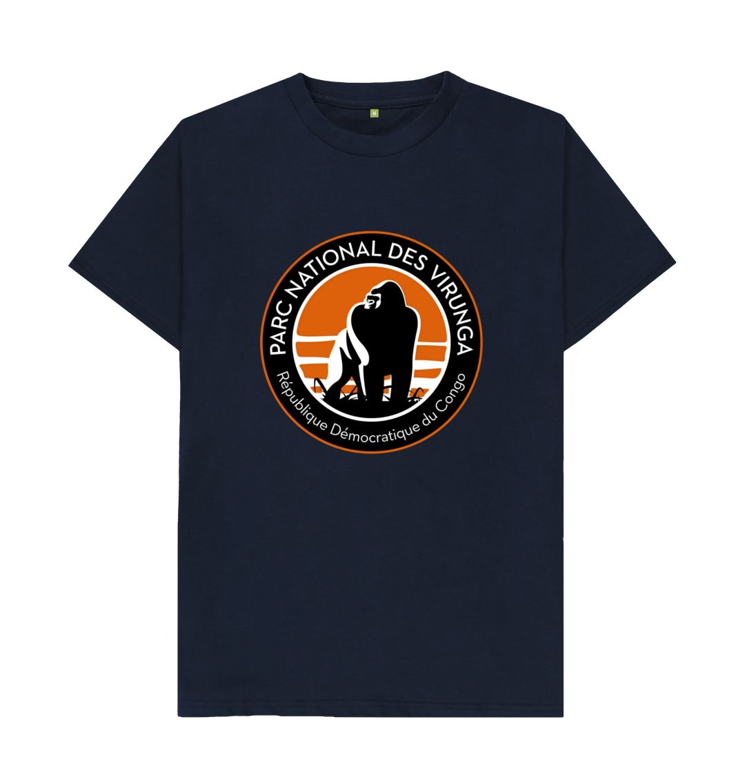 Navy Blue Virunga Logo Men's T-shirt