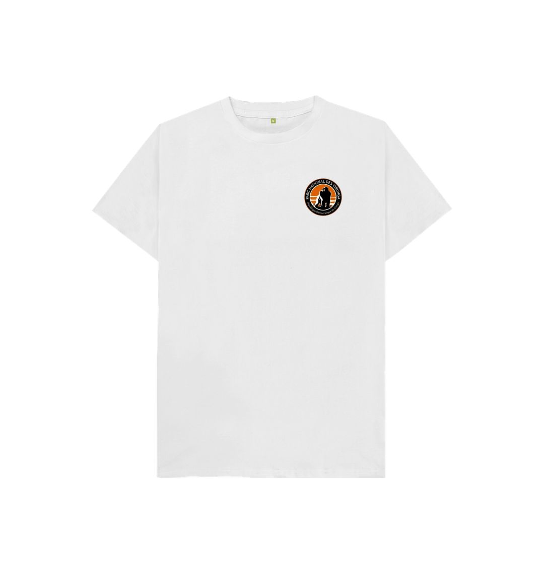 White Virunga Pocket Logo Kids T-shirt