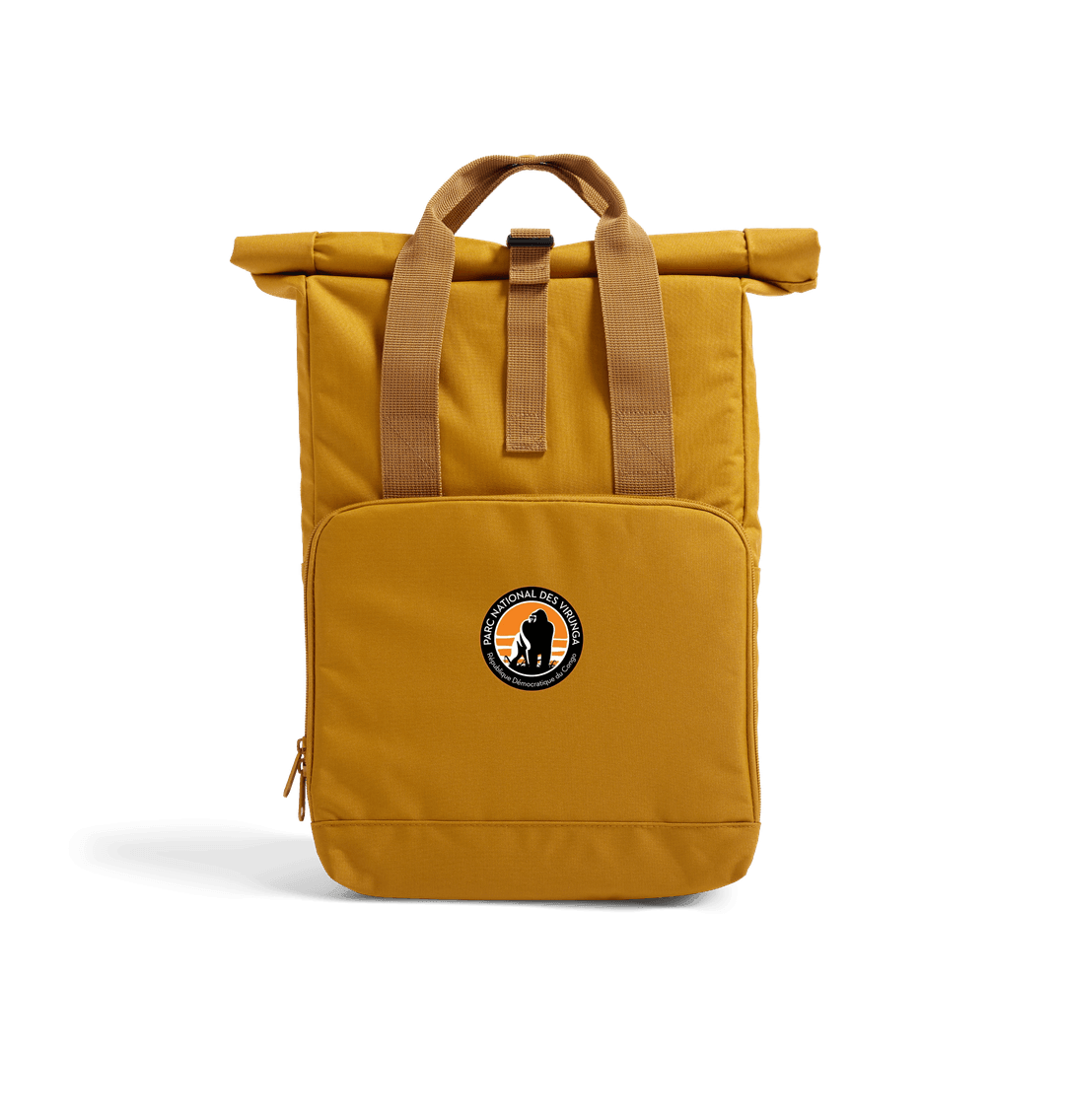 Mustard Virunga Roll-Top Backpack