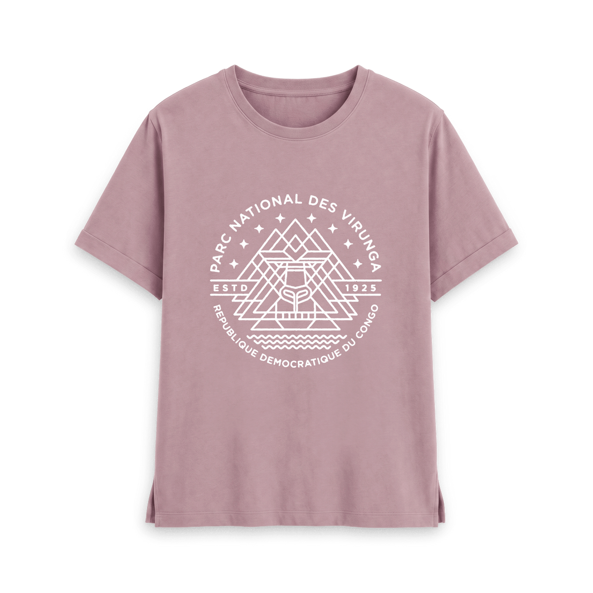 Mauve Printed T-shirt Front