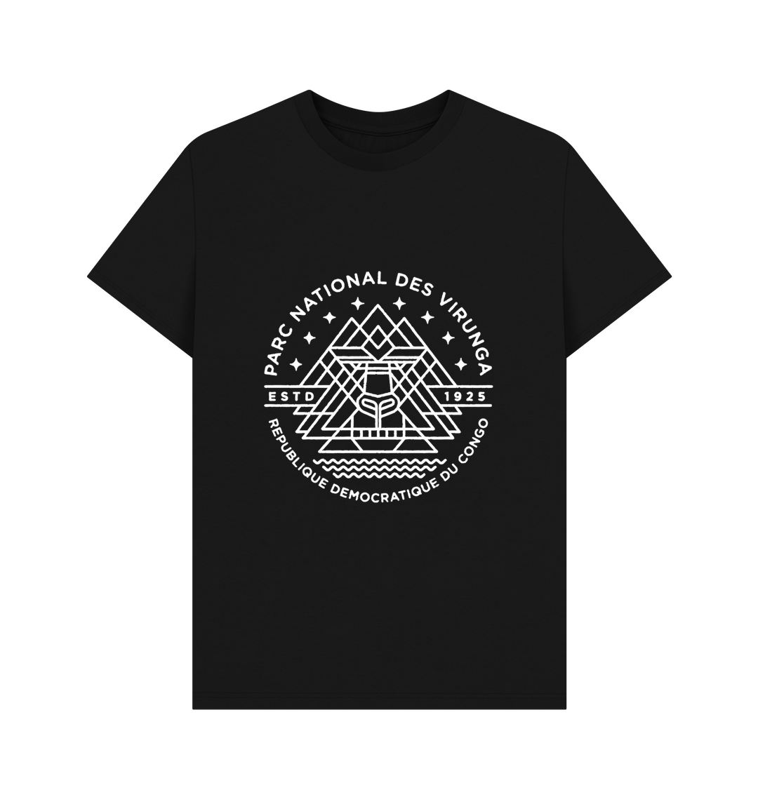 Black Virunga Emblem Men's T-shirt