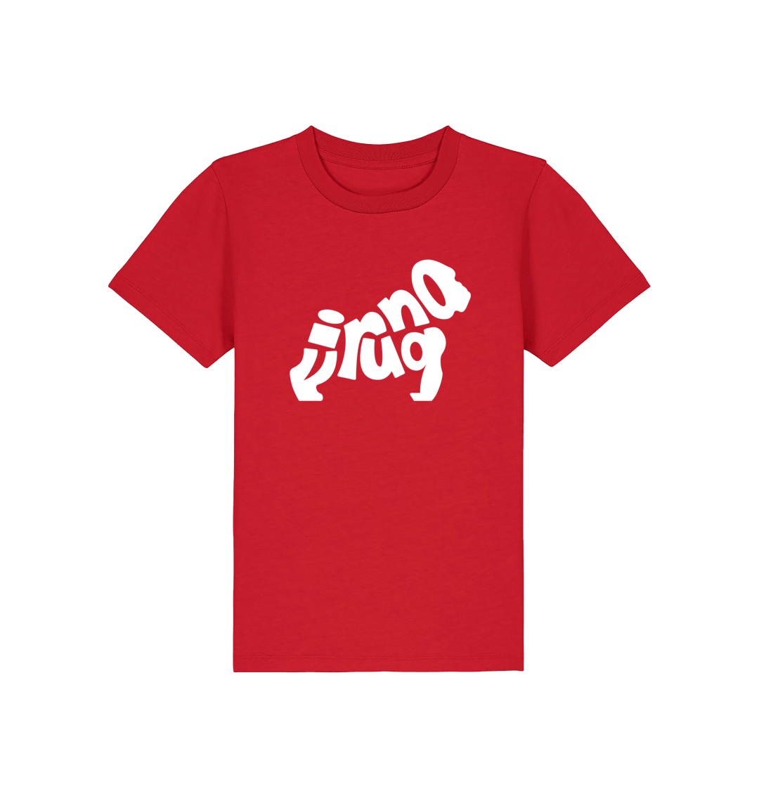 Red Gorilla Emblem Kids T-shirt