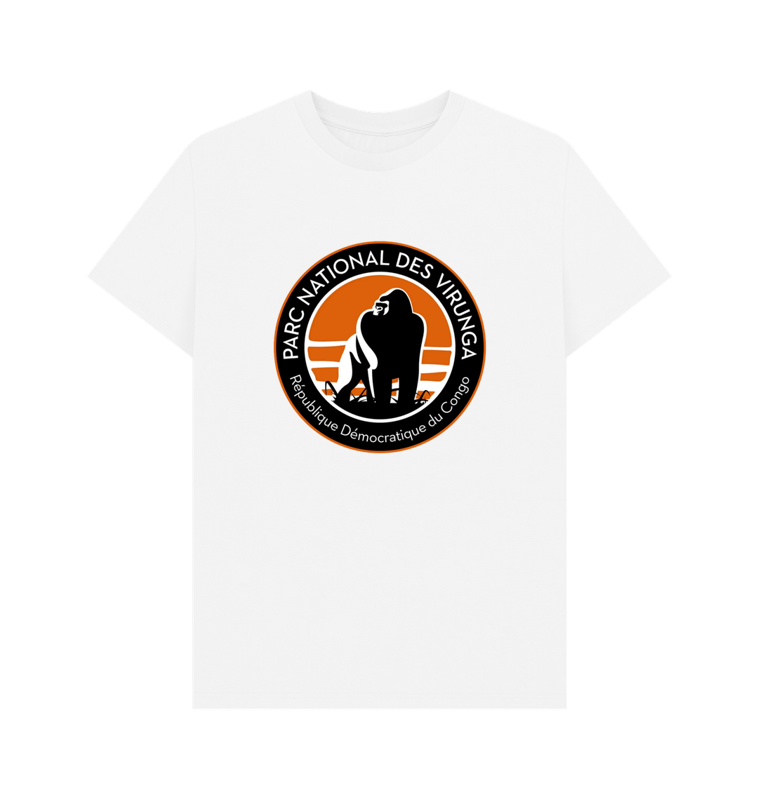 White Virunga Logo Men's T-shirt