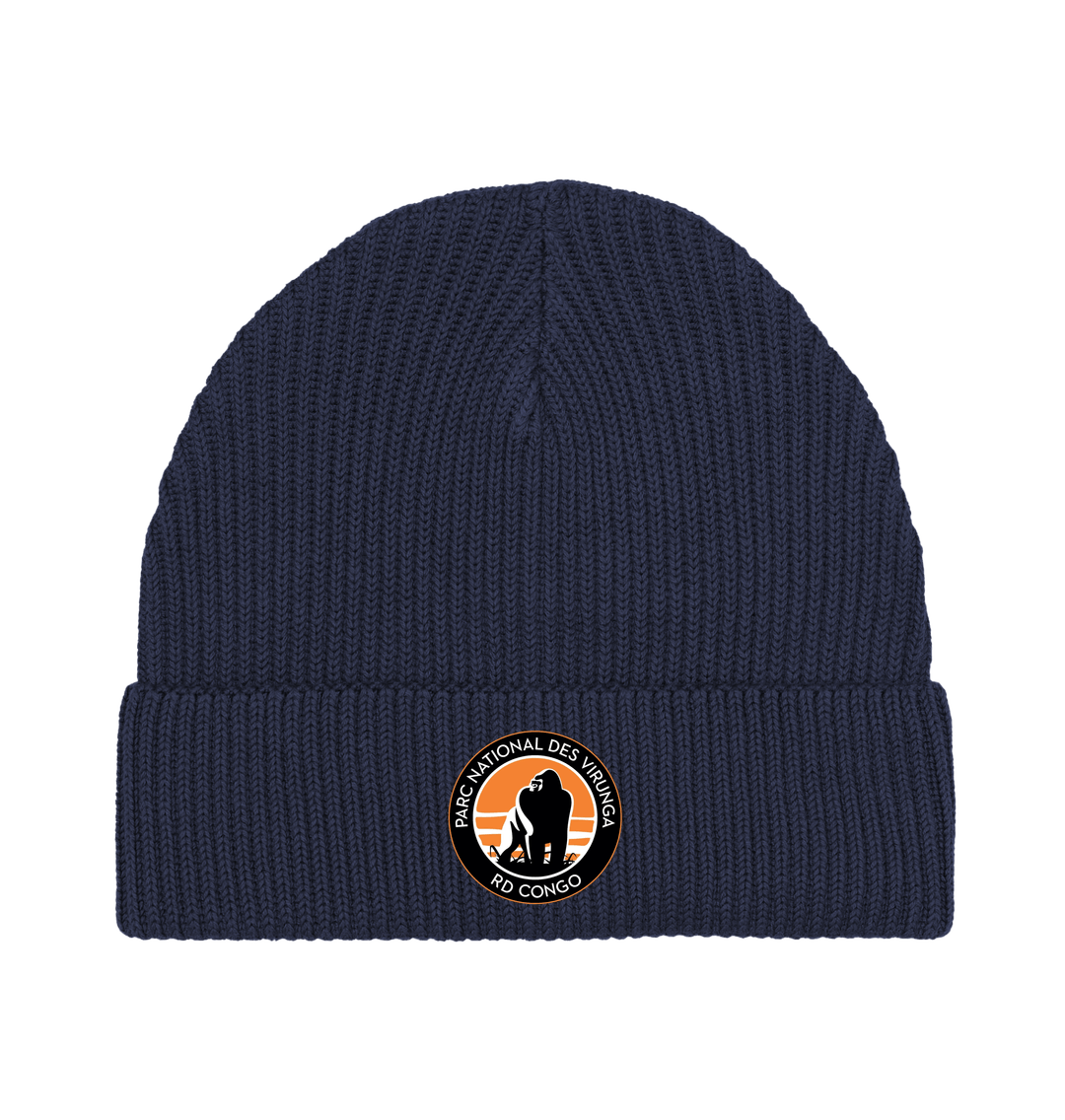 Navy Virunga Logo Beanie