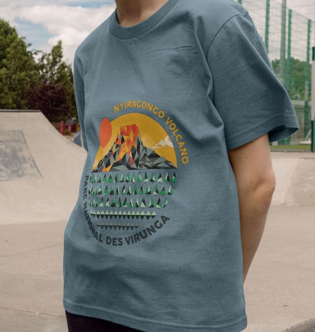 T-shirt Femme Volcan Nyiragongo