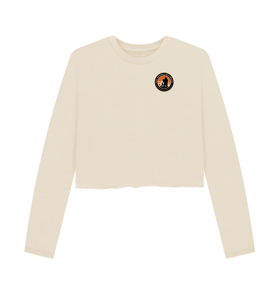 Oat Virunga Pocket Logo Women's Boxy Jumper