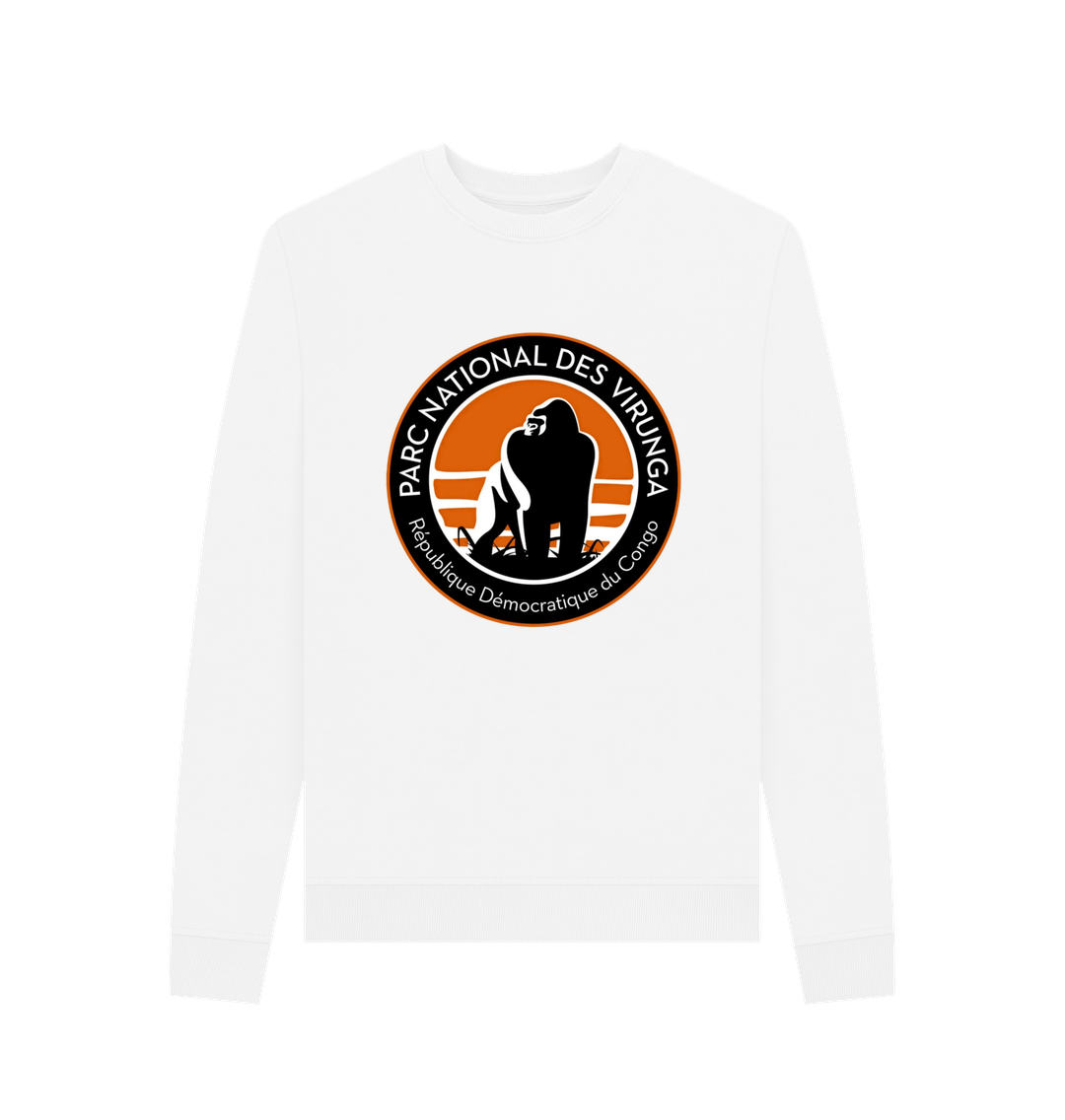 White Virunga Logo Women's Sweater