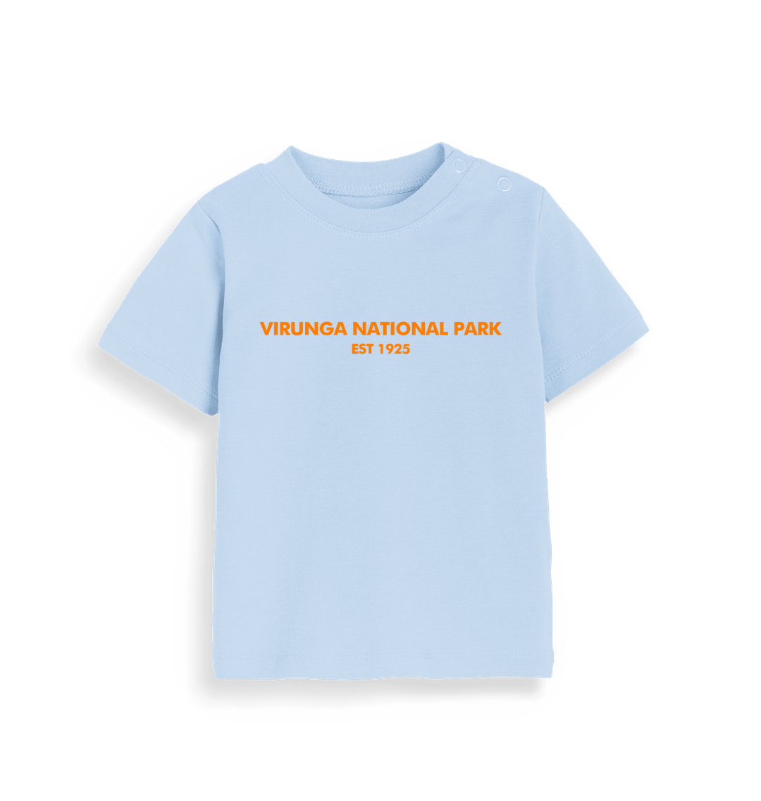 Dusty Blue Printed Kids T-Shirt