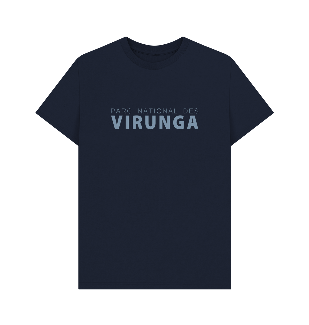 Navy Blue Parc National des Virunga Men's T-shirt