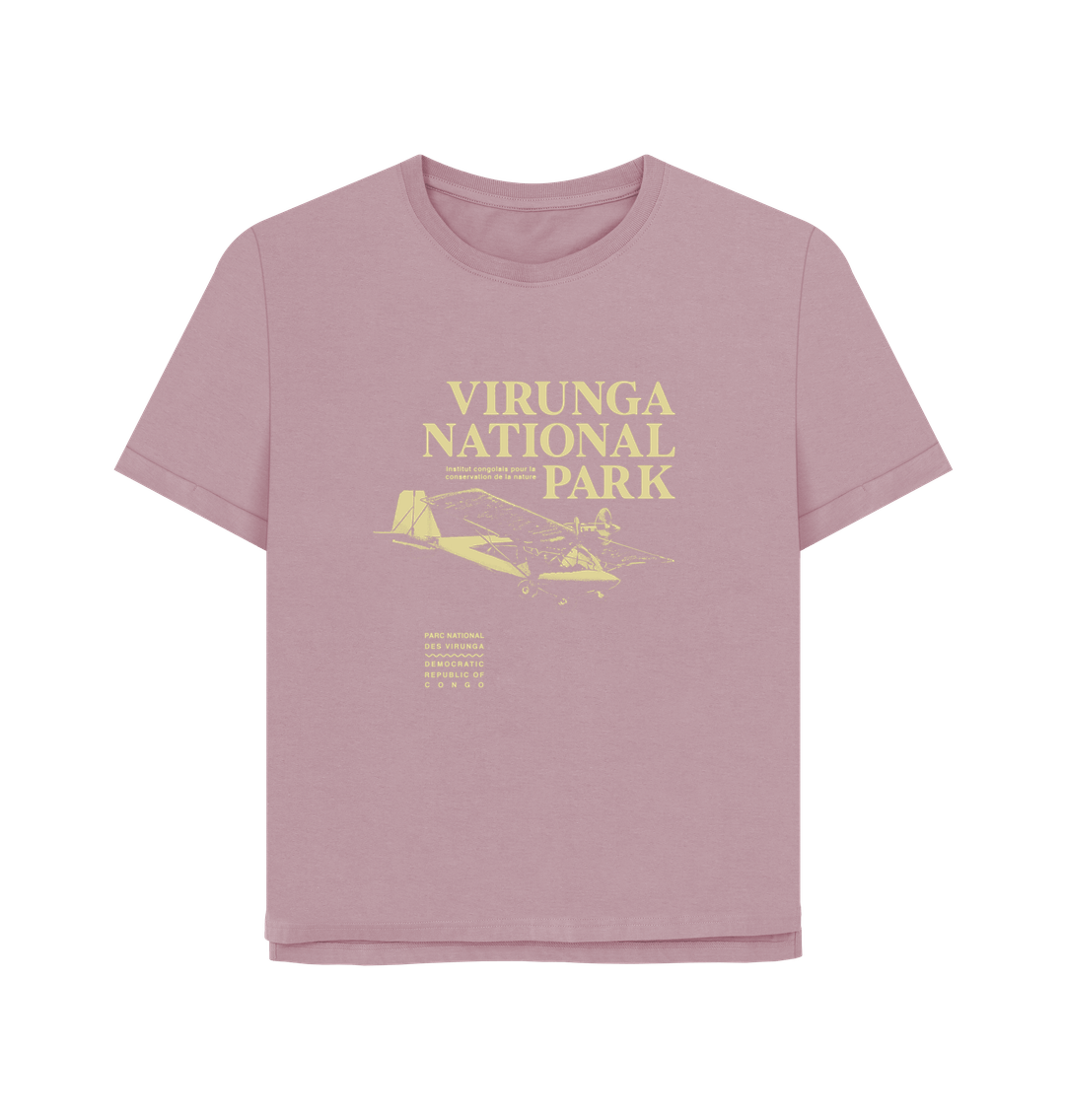 Mauve Virunga Pilot Women's Relaxed Tee