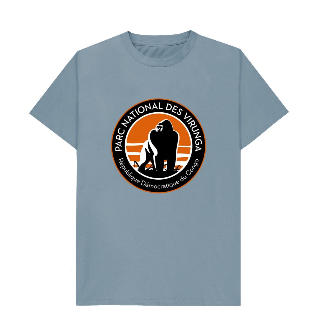 Stone Blue Virunga Logo Men's T-shirt