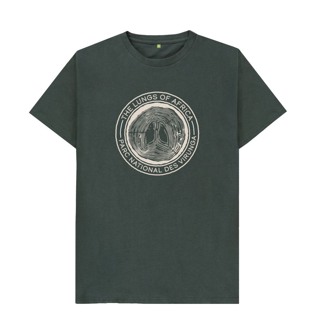 Dark Grey The Lungs of Africa Men's T-shirt