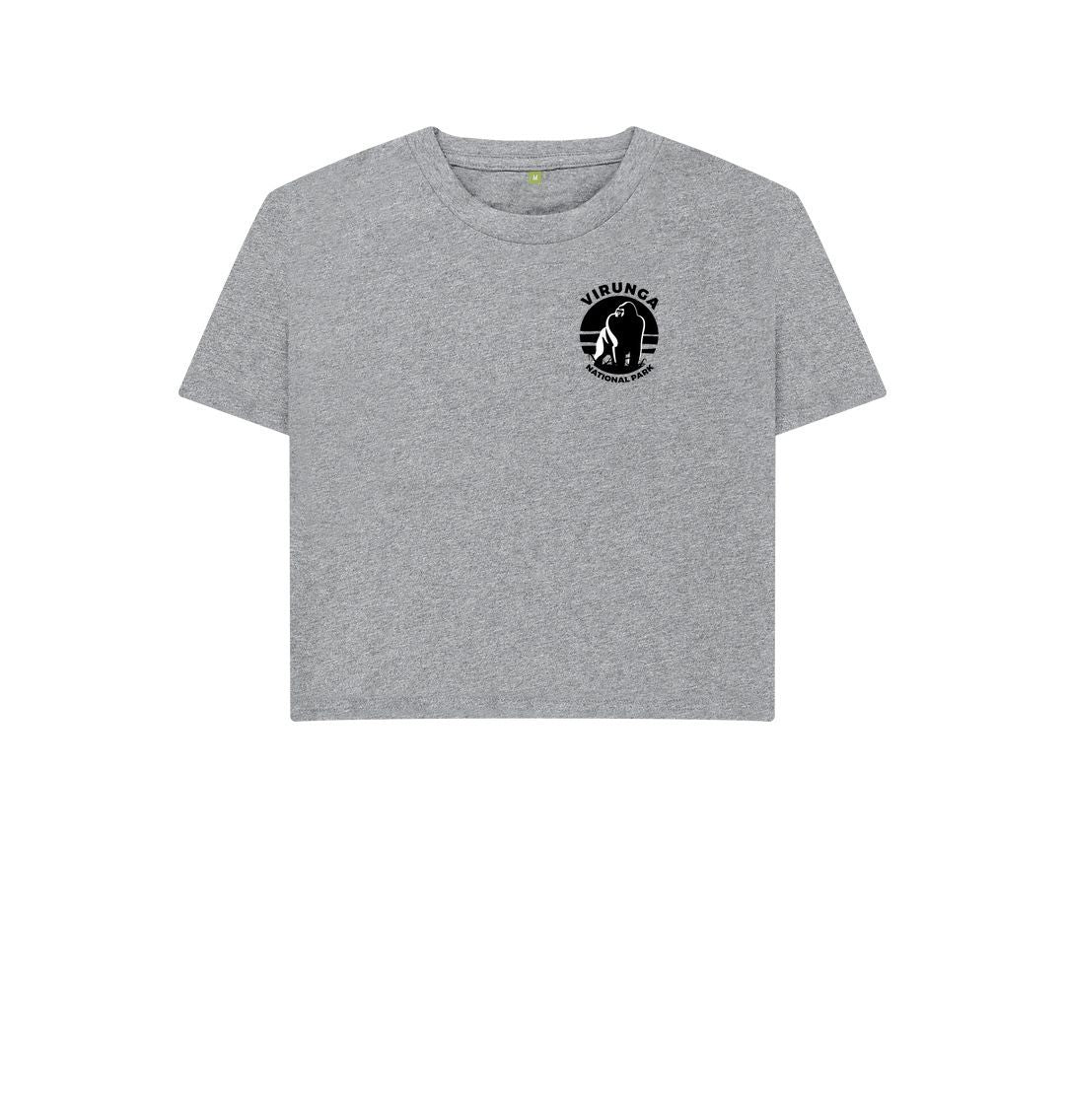 Athletic Grey Gorilla Pocket Logo Women's Boxy Tee