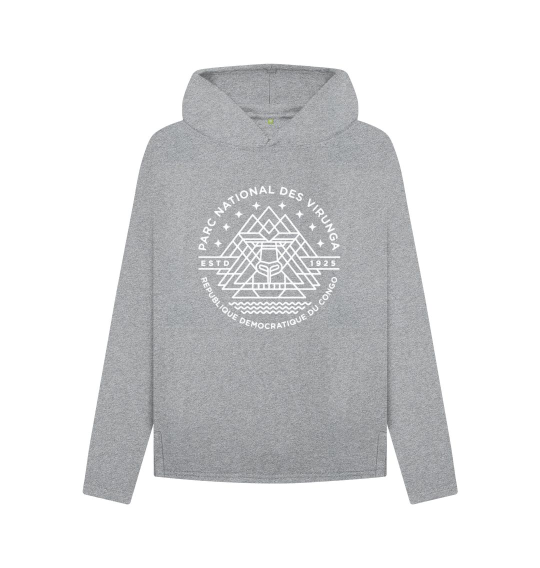 Athletic Grey Virunga Emblem Women's Hoodie