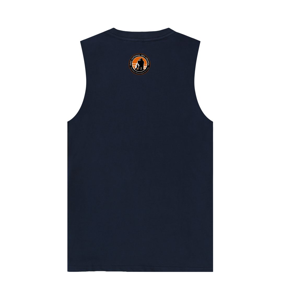 Back Navy Blue Virunga Pocket Logo Men's Vest