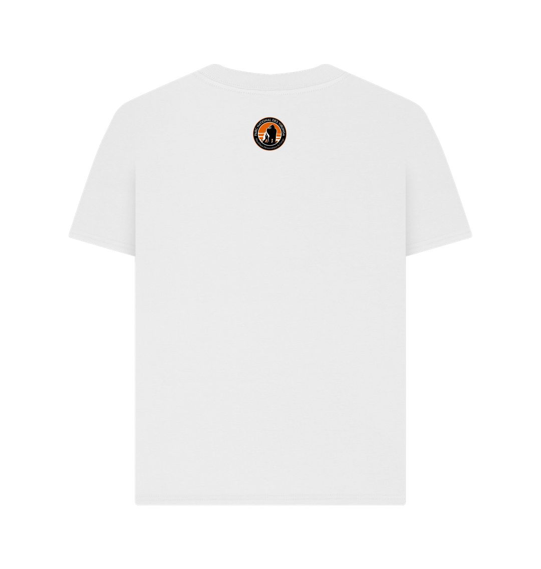Back White Gorilla Emblem Women's T-shirt